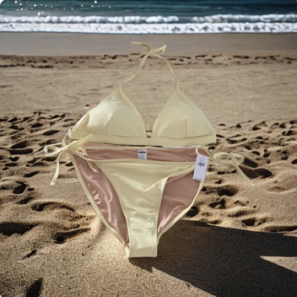 Old Navy Other - NWT Pale Yellow String Bikini Bottom - Medium